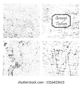 Grunge textures set