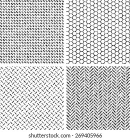Grunge Textures Set.