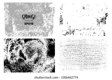 grunge textures set. Abstract background. vector illustration.