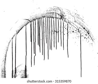 grunge textures set. background