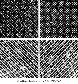 grunge textures set. background. vector illustration.