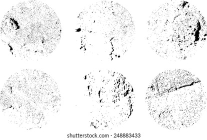 Grunge Textures Set. Background. Vector Illustration.