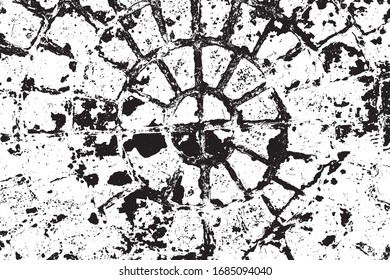 Conjunto de texturas gruesas. Efecto angustiado. Fondo grueso. Efecto de textura vectorial. Ilustración vectorial. 