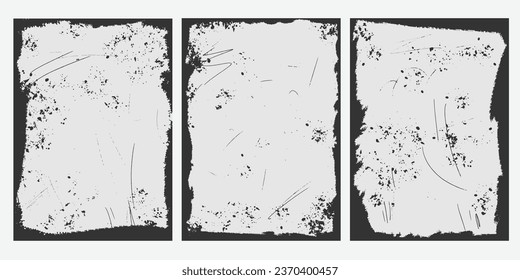 Grunge textures set. Distressed Effect. Grunge Background, Distressed shape
