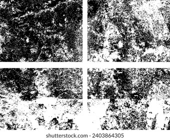 Grunge textures set. Distressed Effect. Grunge Background. Vector textured effect. Vector illustration.