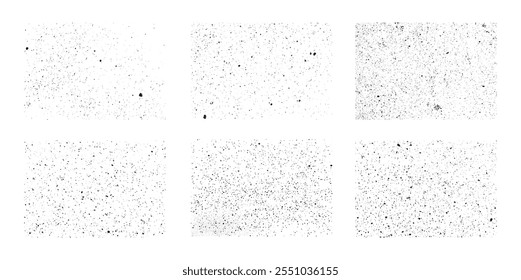 Conjunto de texturas Grunge. Efeito angustiado. Textura De Sobreposição De Sofrimento. Sobreposição de textura de grão sutil.