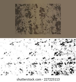 Grunge textures set, vector background EPS 10
