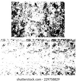 Grunge textures set, Vector background EPS 10