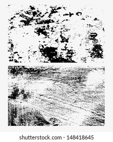 grunge textures. vector background