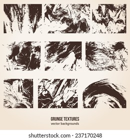 Grunge textures. Vector illustration. Abstract Painted background.