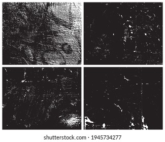 Grunge Textures Vector Pack. Grit Texture, Rough Texture, Vintage Texture. Distressed effect. Distress texture. 