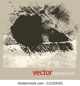 Grunge textures, vector set 6