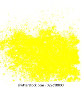 Grunge textures. Yellow background Light box