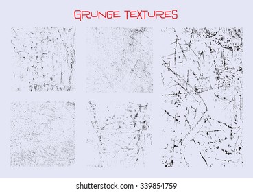 Grunge textures.Abstract vector template. 