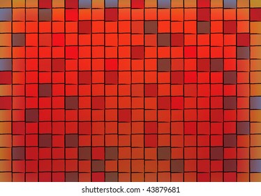 Grunge tile mosaic pattern