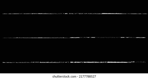 Grunge tiny lines . Vector brush Stroke . Rough edges . Black isolated paintbrush collection . Modern Textured lines . Dry border in Black . 