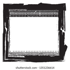 Grunge tire tracks background for your design.