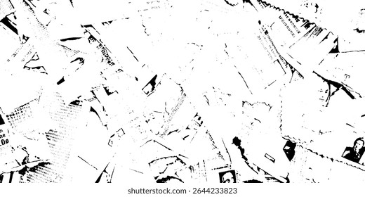 Grunge Tools Overlay Texture in Black and White