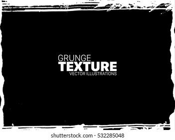 Grunge torn edges background. Abstract design template. Isolated stock vector illustration