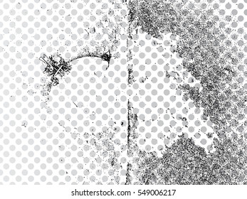 Grunge transparent Background . Isolated Texture Vector.Dust Overlay Distress Grain ,Simply Place illustration over any Object to Create grungy Effect . Black paint , dirty,poster for your design.