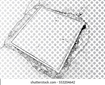 Grunge transparent Background . Isolated Texture Vector.Dust Overlay Distress Grain ,Simply Place illustration over any Object to Create grungy Effect . splattered , dirty,poster for your design.