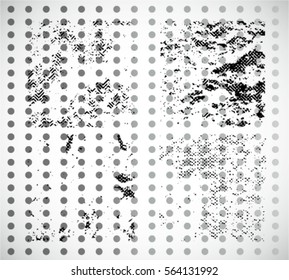 Grunge transparent Background . Isolated Texture Vector.Dust Overlay Distress Grain ,Simply Place illustration over any Object to Create grungy Effect . 