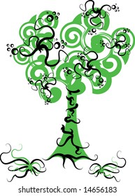 grunge tree