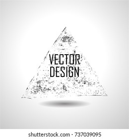 Grunge Triangle Collection. Banners, Can be used as Insignias,Logos,Icons,Labels, Frames or Badges. Retro shapes for Emblems.