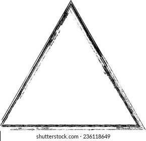 Grunge Triangle Element For Your Design .