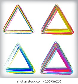 Grunge triangles