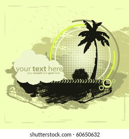 Grunge Tropical Design