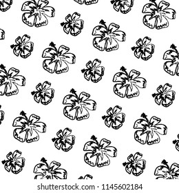 grunge tropical flower with petals style background