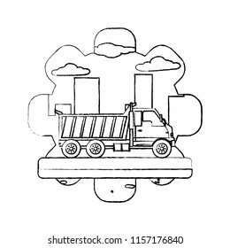 grunge truck equipment construction industry service