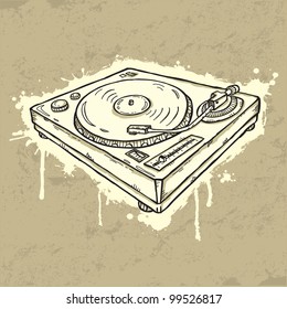 Grunge turntable