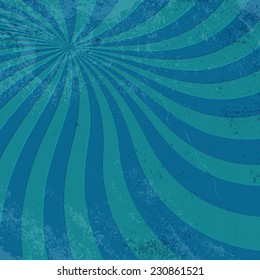 Grunge twirl rays abstract background, Vector background EPS 10