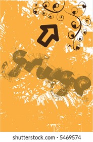 grunge typo