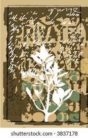grunge typo background