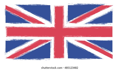 Grunge UK flag.