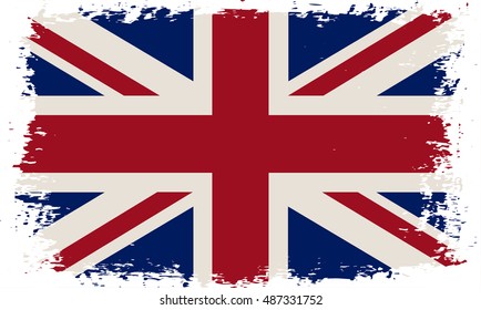 Grunge UK flag.