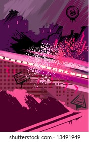 Grunge urban background