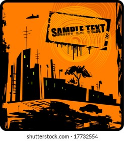 Grunge urban background