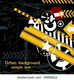Fondo urbano de Grunge