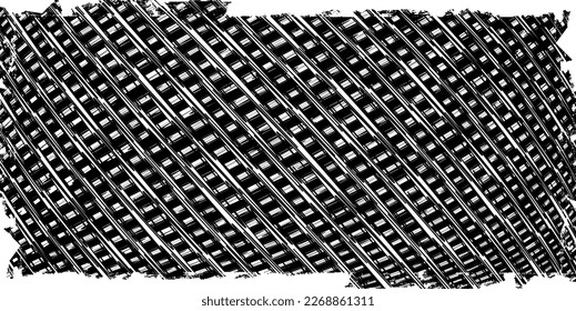 Grunge urban background. Overlay splattered textured banner. Vector shape with a halftone dots. Distressed dirty design element for print, template, brochure, social media