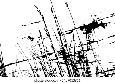 Grunge Urban Background. Texture Vector. Black and white Grunge texture. Distressed overlay texture. Grunge background. Abstract textured effect. Vector Illustration. 