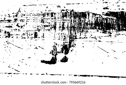 Grunge Urban Background, Texture Vector, Dust Overlay Distress Grain, Dark Messy Dust Overlay Distress Background. Easy To Create Abstract Dotted, Scratched, Vintage Effect With Noise And Grain