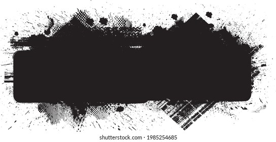 Borroso fondo urbano. Vector. Cartel texturado. Superponer la forma de la angustia . Simplemente coloque la textura sobre cualquier objeto para crear un efecto de nitidez. Resumen, salpicado, sucio, afiche para tu diseño. 