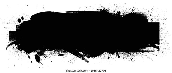 Grunge urban background. Vector. Textured banner . Overlay distress shape . Simply place texture over any object to create grungy effect . Abstract,splattered , dirty,poster for your design. 