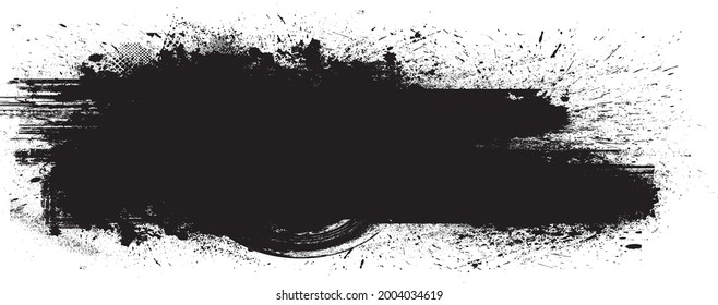 Grunge urban background. Vector. Textured banner . Overlay distress shape . Simply place texture over any object to create grungy effect . Abstract,splattered , dirty,poster for your design. 
