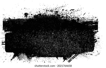 Grunge urban background. Vector. Textured banner . Overlay distress shape . Simply place texture over any object to create grungy effect . Abstract,splattered , dirty,poster for your design. 
