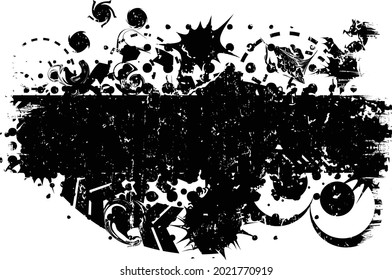 Borroso fondo urbano. Vector. Cartel texturado. Superponer la forma de la angustia . Simplemente coloque la textura sobre cualquier objeto para crear un efecto de nitidez. Resumen, salpicado, sucio, afiche para tu diseño. 